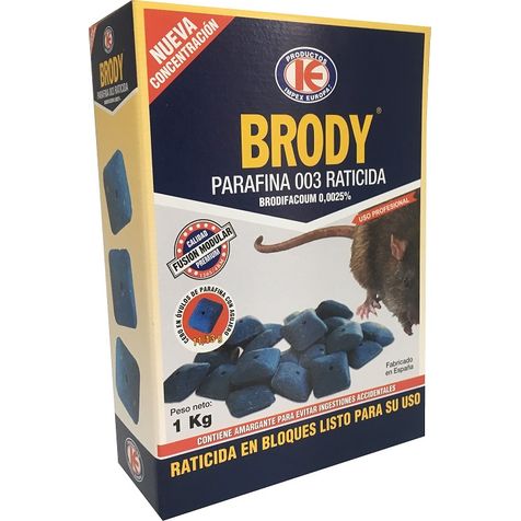 BRODY RATICIDA TACOS 1Kgr